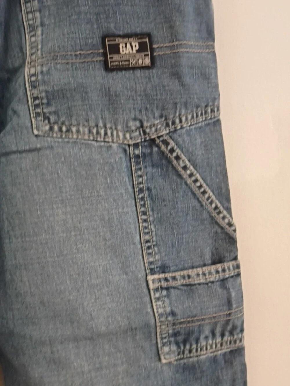 GAP Boys Faded Blue Straight-Leg Jeans